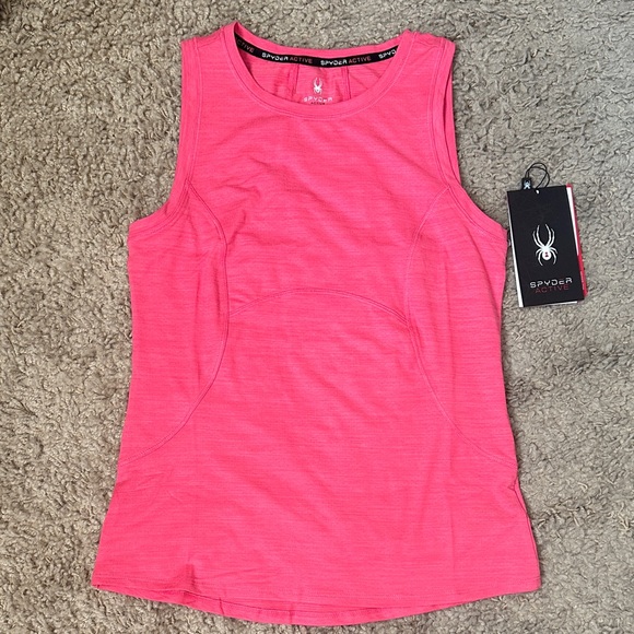 Spyder Tops - NWT Spyder Ladies’ Sleeveless Pink Shirt (S)
